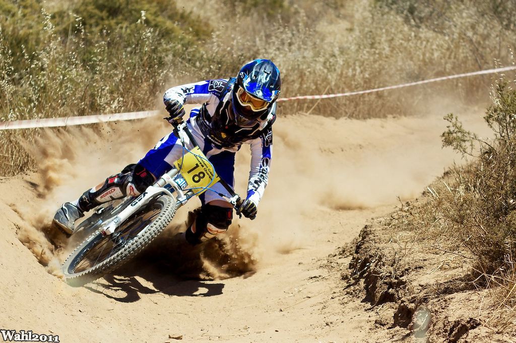 Young gangster Theo going full moto into the last berm at this weekends Western Province Champs