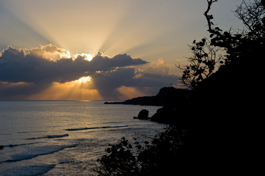 Sunrise near Robin's Bay in Jamaica