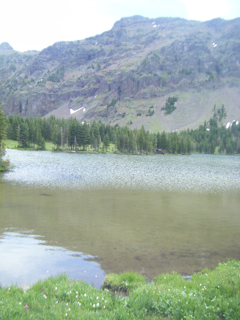 5 miles in - high alpine lake