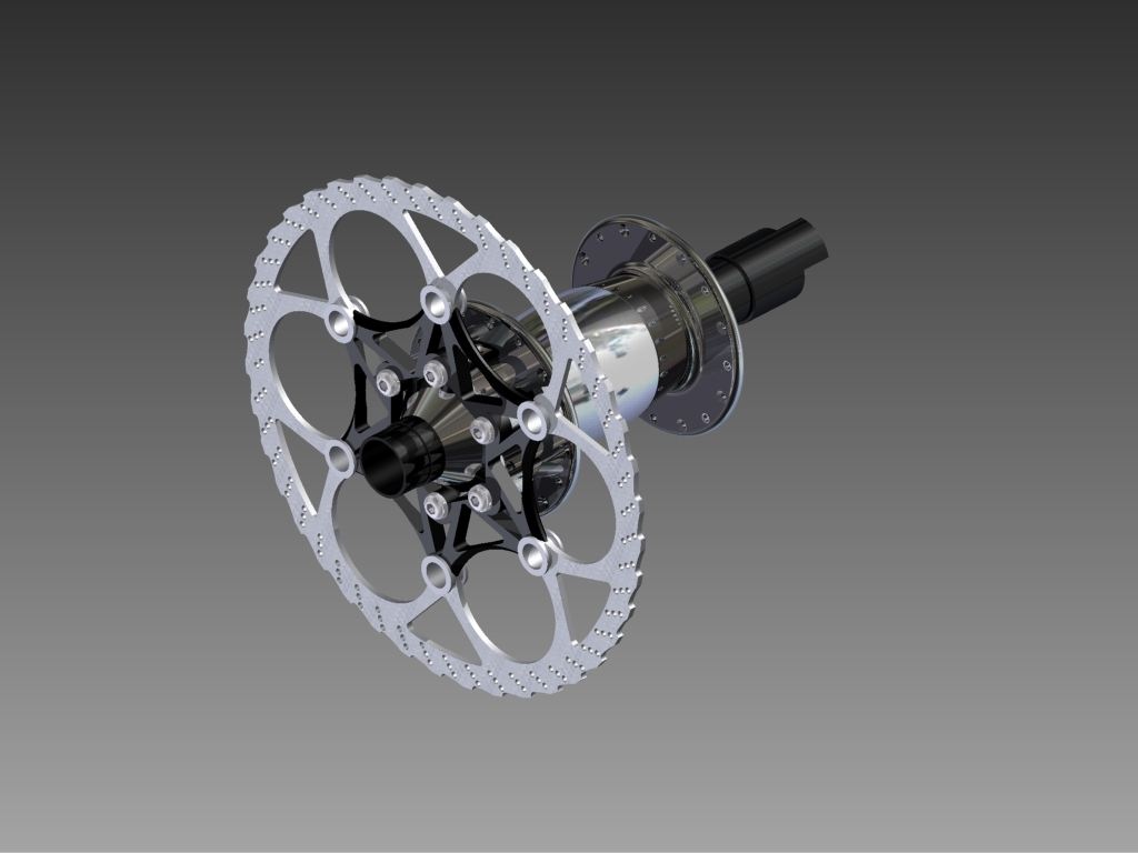 Hub and rotor i made for uni project year 12