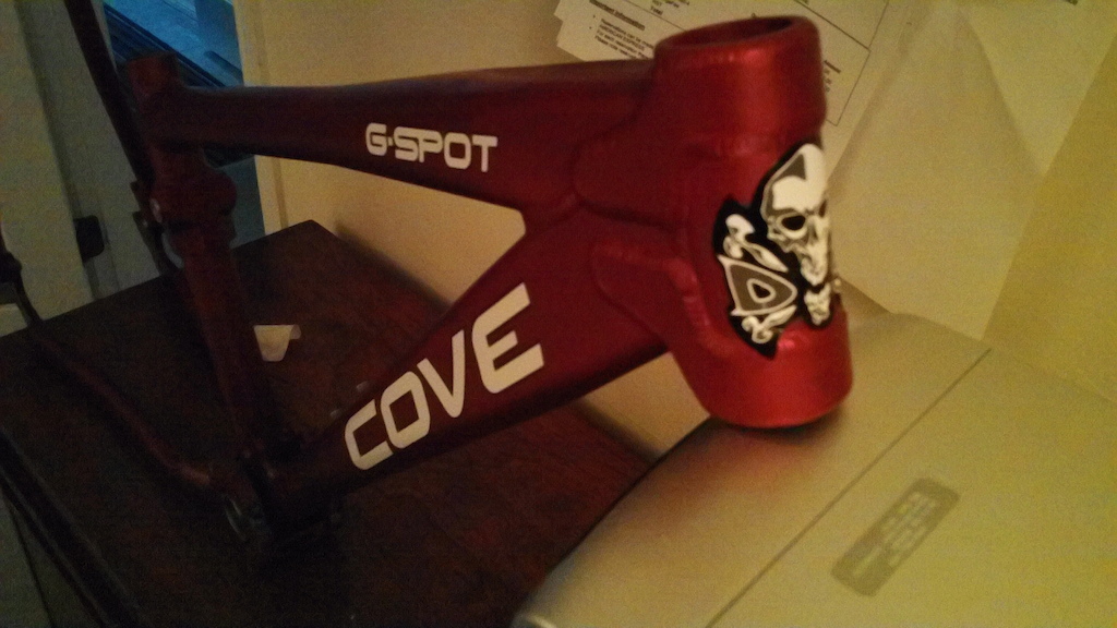 Custom Cove G Spot! 
See the Entire Custom Process here!
http://www.pinkbike.com/forum/listcomments/?threadid=127267