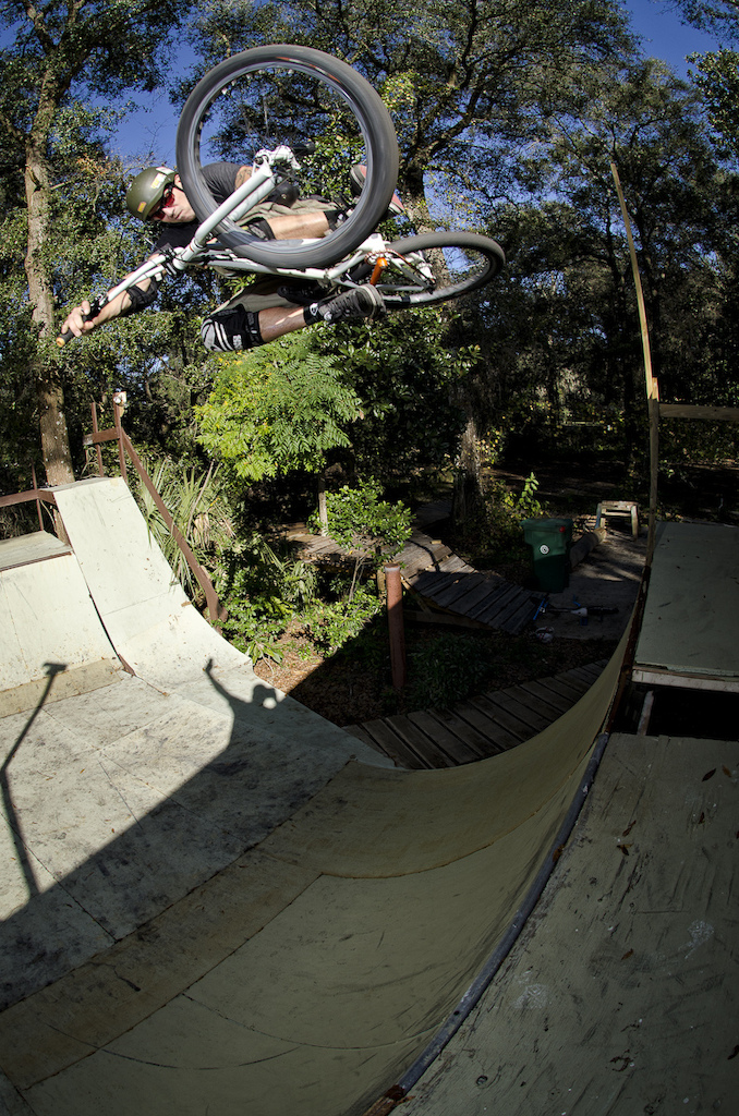 2011-12-19  Wayne Keller, washed up 41 yr old. Prototype Tribute Bikes 24" photo credit © Chip Riggs