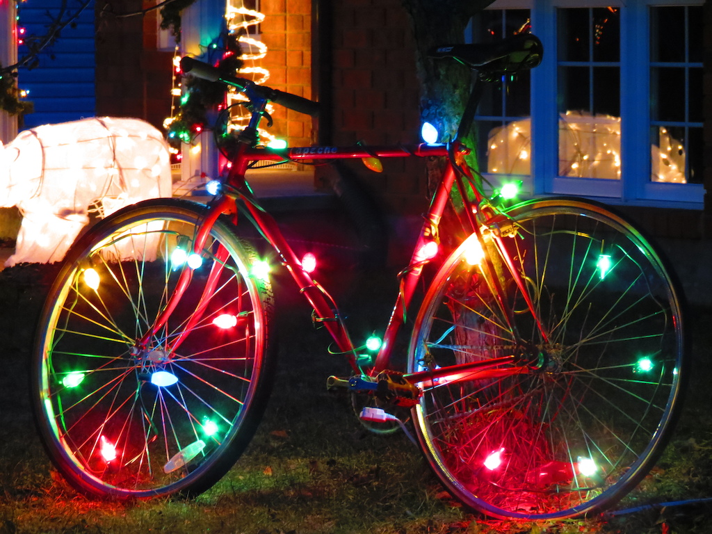 christmas bike