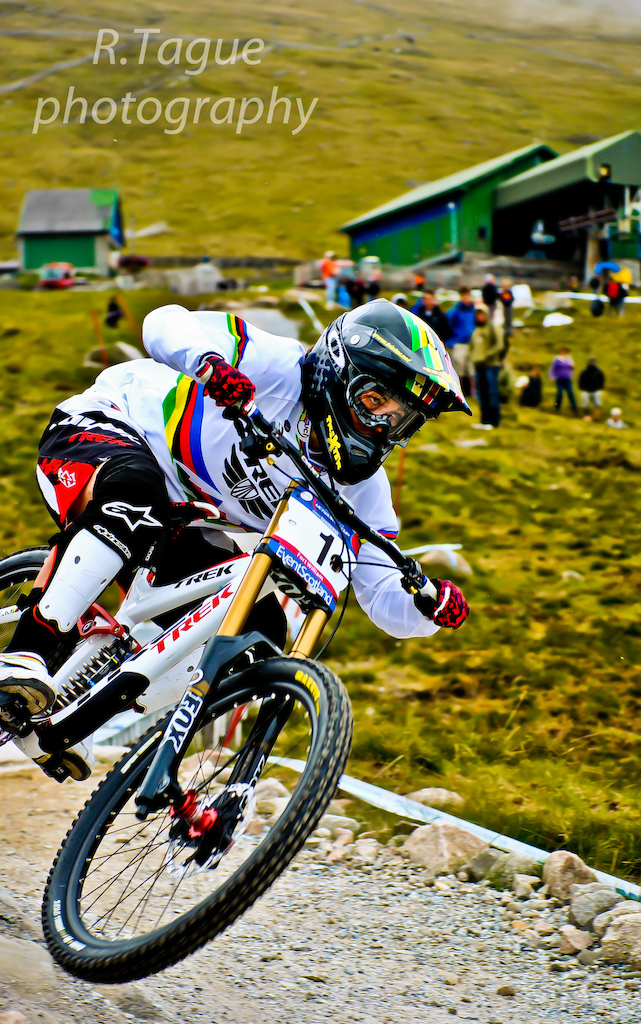 On the top corners of the track, going on to take 1st place at this years World Cup.