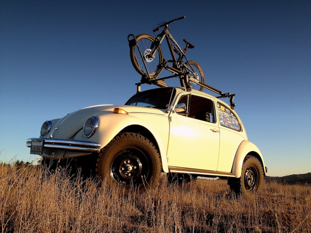 My shuttle rig with roof rack.
Class 11 style 1972 beetle