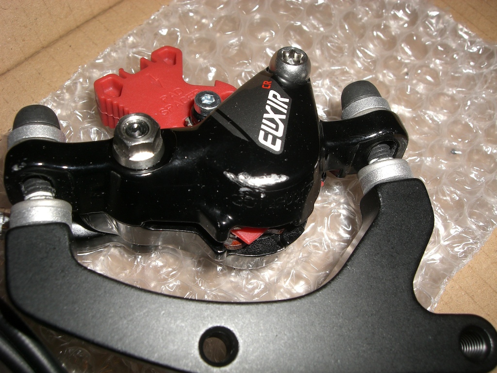 After waiting too long, received part of my order from CRC and the caliper was damaged!