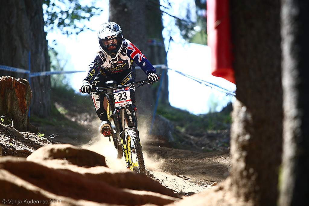 ...during UCI MTB World Cup 2011