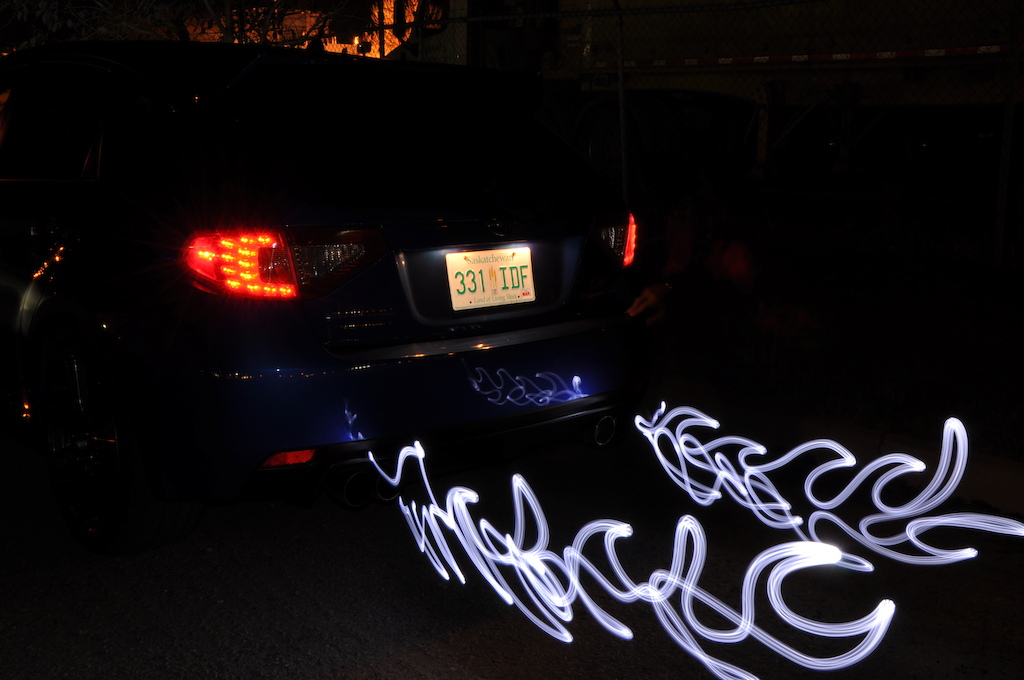 Light painting fun.