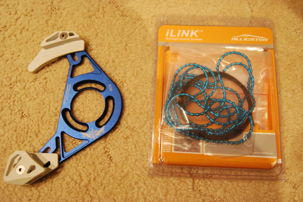 anodized blue chain device and gear tubing!