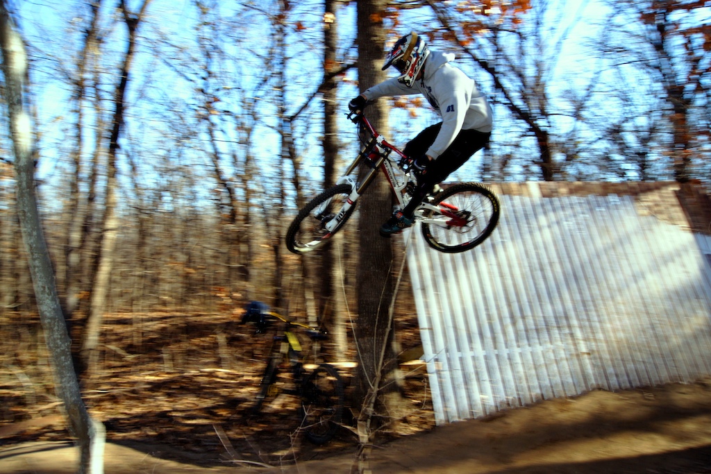 gapping off the wallride at Turkey