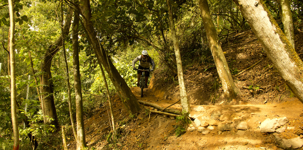 riding some XC in KL