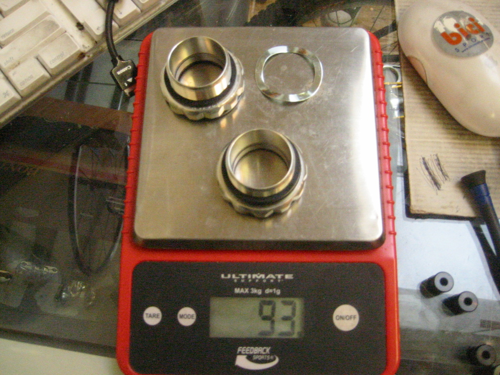 E.13 BB weight with wave washer.