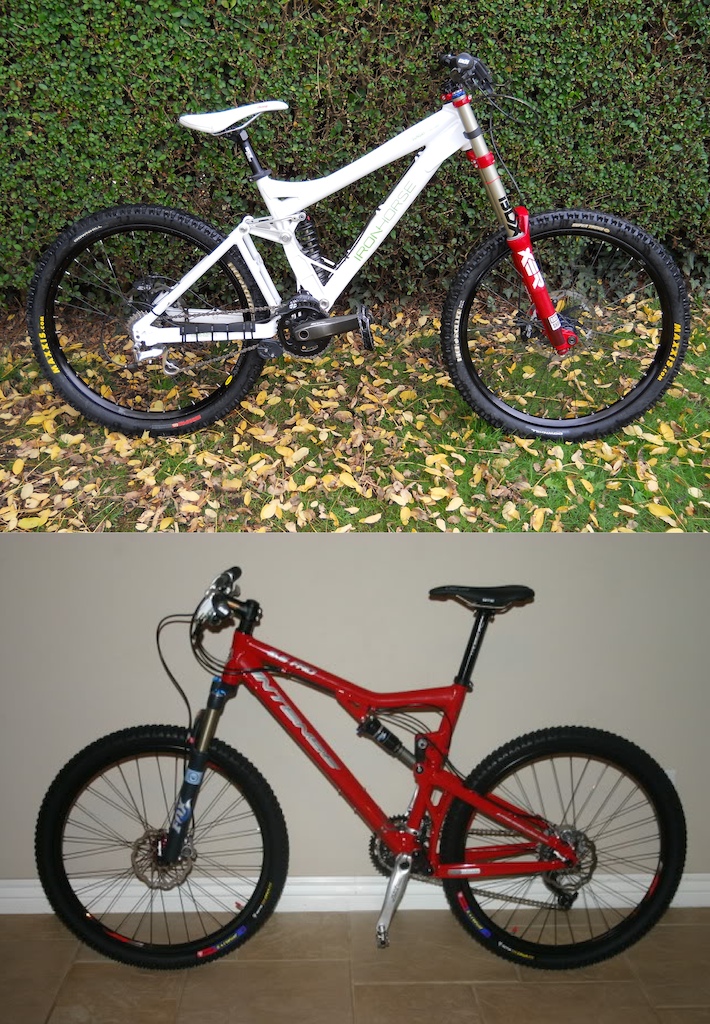 Both bikes stolen from garage on the 23/11/11
Reward for their return