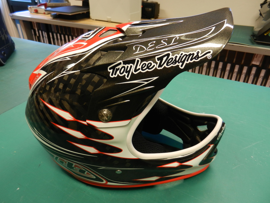 My new lid for 2012, Troy Lee D2 Palmer Carbon with Custom pilot decals.
