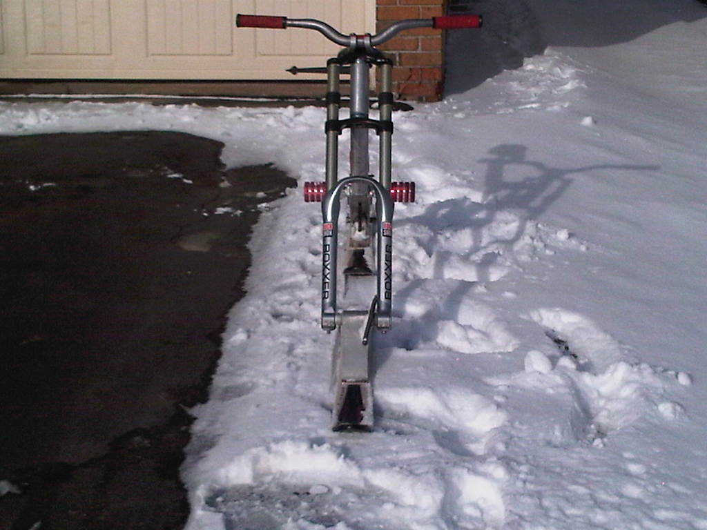 My custom built ski bike