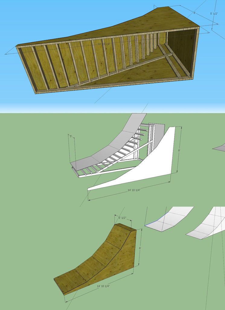 Kicker I am building for a trick jump/mulch jump