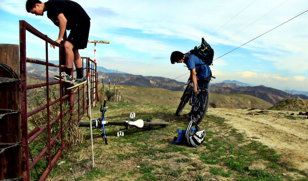hopping a fence