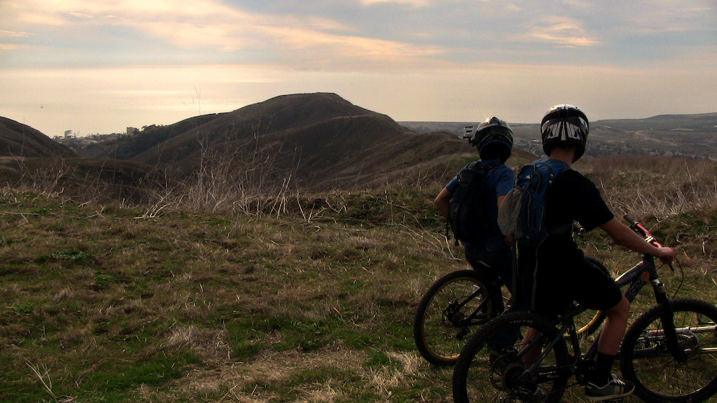 checkin the landscape.