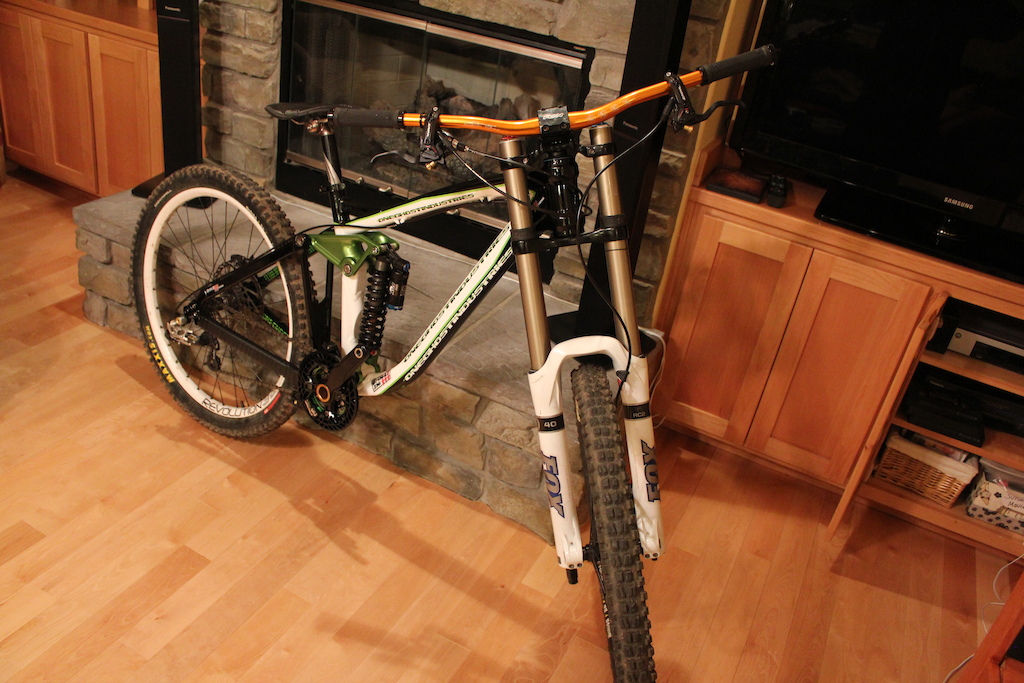 New race rig for 2012! More parts on the way. Big Thanks to One Ghost Industries, Candy Components and Downhill Zone! You guys rock.