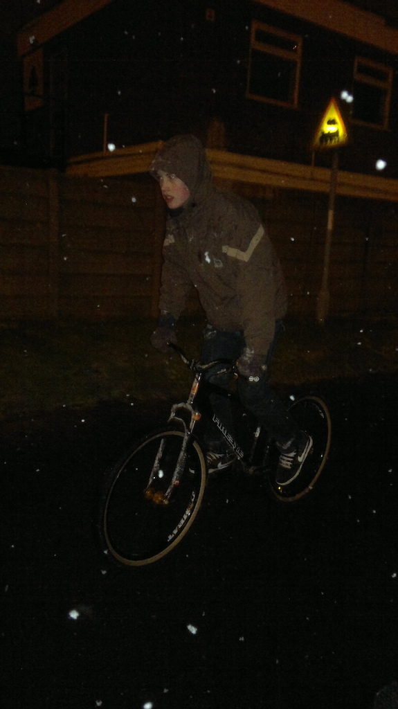 Riding In The Snow :P