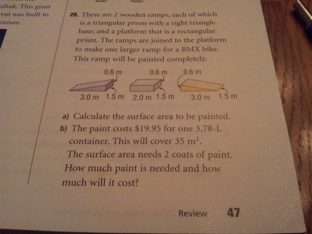 Yay for easy math homework involving bikes!