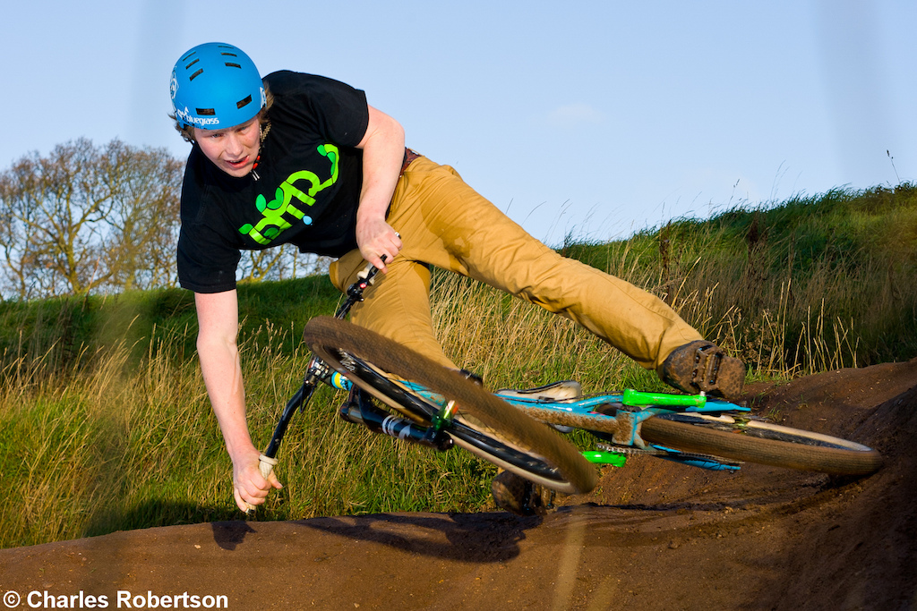 Photoshoot with Bernard Kerr at Royal Leamington Spa, United Kingdom for DMR Bikes
