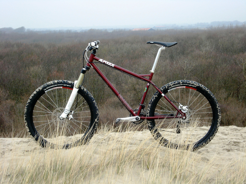 Genesis Alpitude out in the dunes and woods of Walcheren. Time for some beauty shots!

Left crank has recently been polished, drive side crank is in desperate need of sanding and polishing..
That should explain all pictures are taken of the non-drive side.