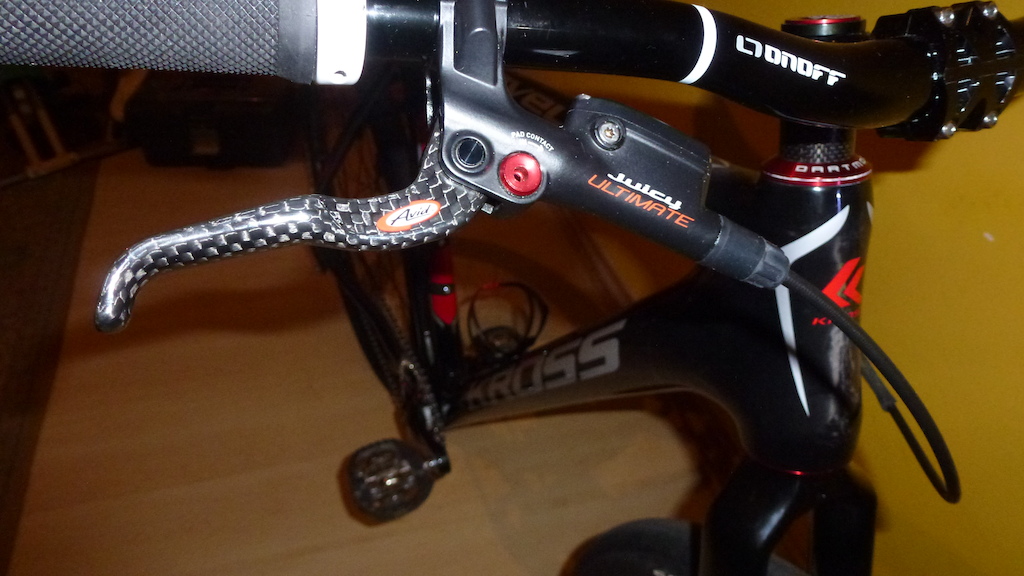 Kross Level A10 carbon frame + carbon fork Boplight - single speed street bike