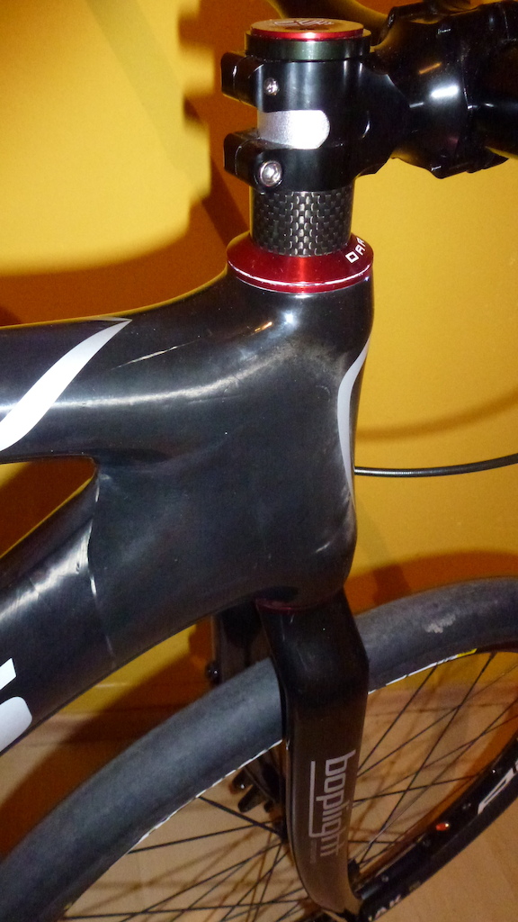 Kross Level A10 carbon frame + carbon fork Boplight - single speed street bike