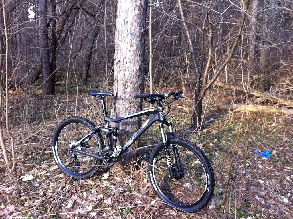 First day on trails with the new trek
