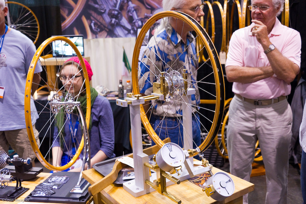 wooden bicycle wheels are manufactured in the Ghisallo Pass in Northern Italy.