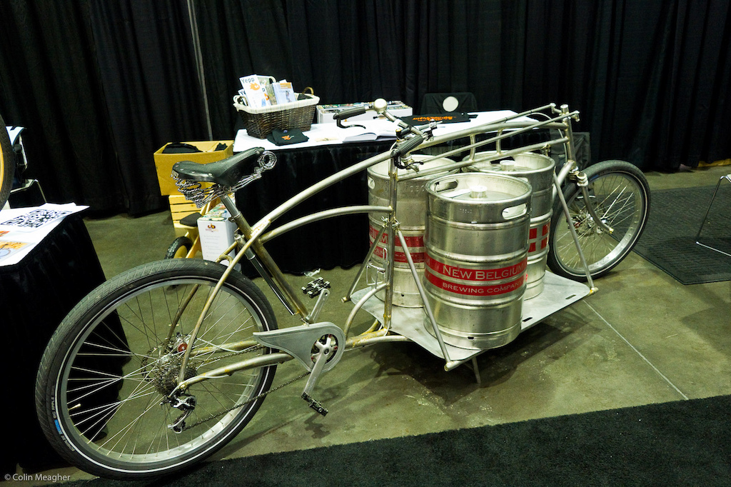 Beer keg transportation bike from My Dutch Bike.
