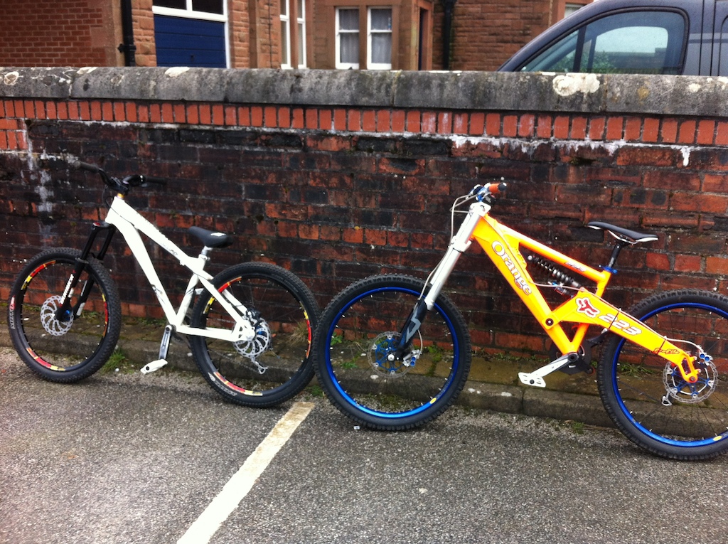 mine and james' bikes