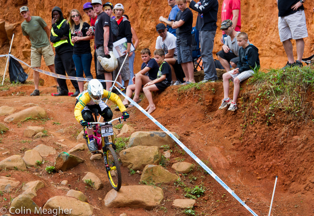 Tracey Hannah picking right back up where she left off with a win at the Pietermaritzburg UCI World Cup DH