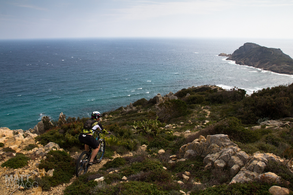 Riding the St Tropez backcountry with Pep's Spirit.
