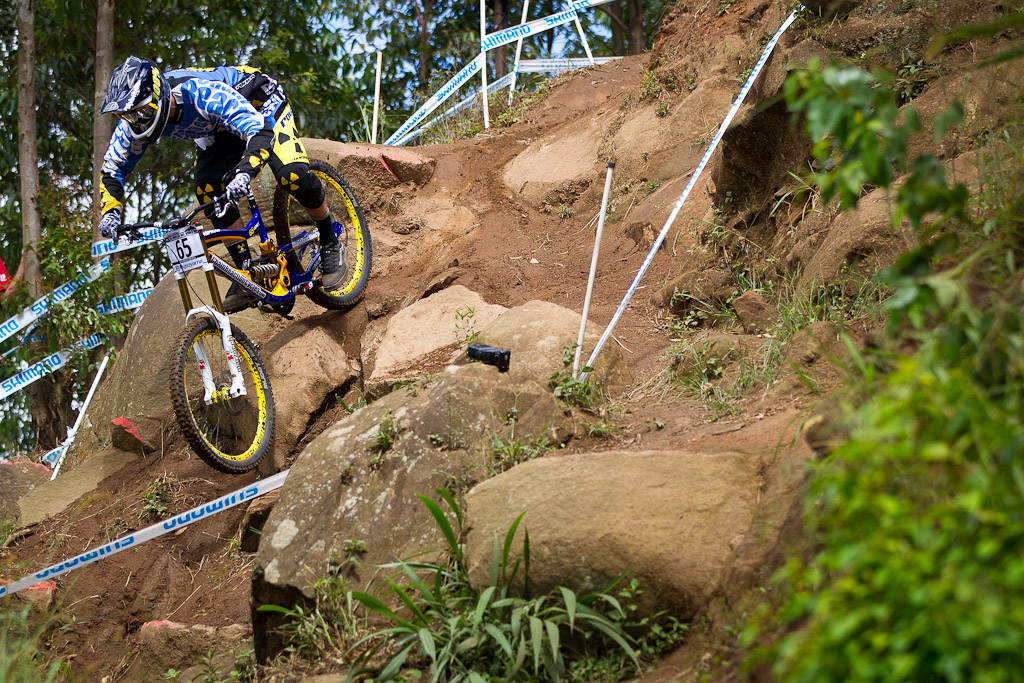 Race day at Pietermaritzburg at the 2012 UCI World Cup DH