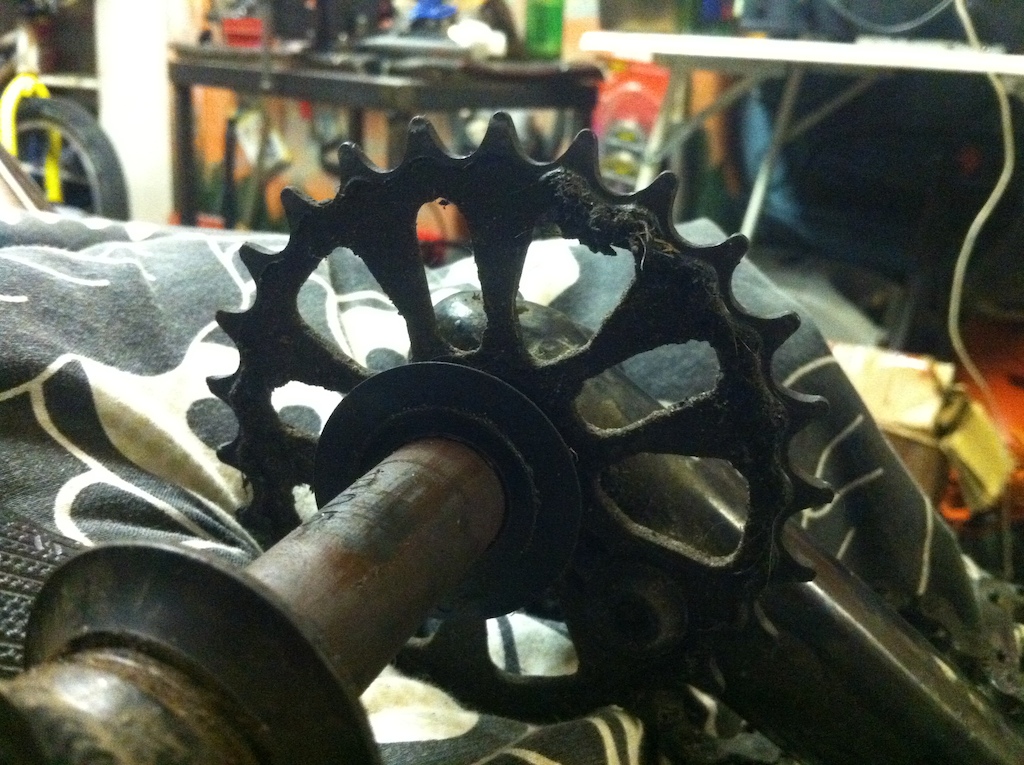 Thought i'd try clean my sprocket ahaha!