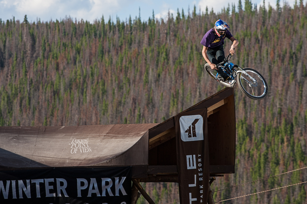 Semenuk making a basic turnbar look rad at the Crankworx Colorado event in 2009.