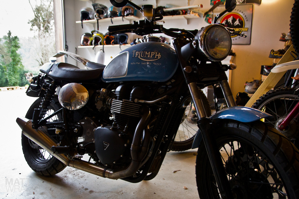 Triumph Bonneville scambler