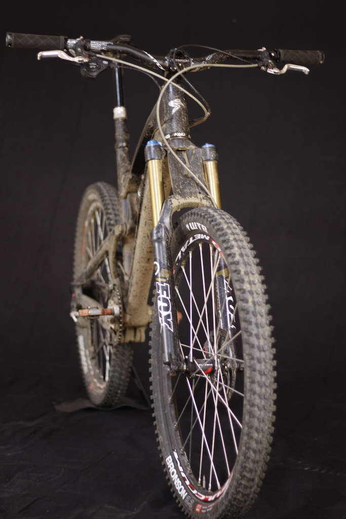 This is my 2011 Santa Cruz Nomad Carbon. These photos show my everyday setup and how I have been riding my bike all winter.