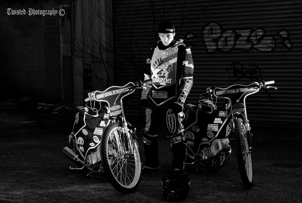 Photoshoot with Craig Cook of Edinburgh Monarchs