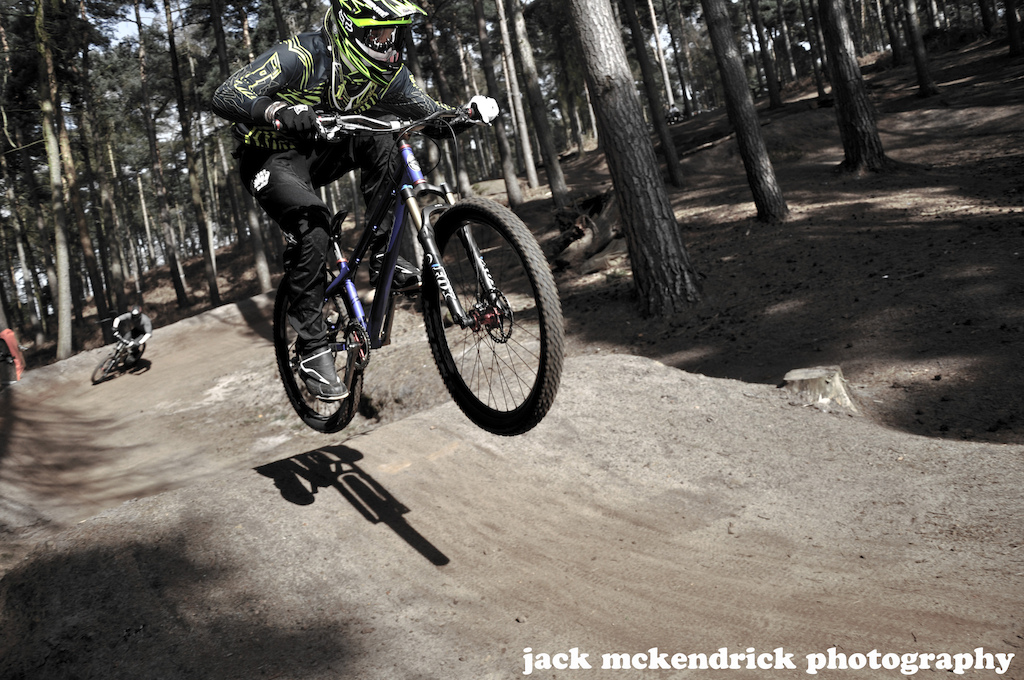 photos mainly consisting of team identiti riders at chicksands