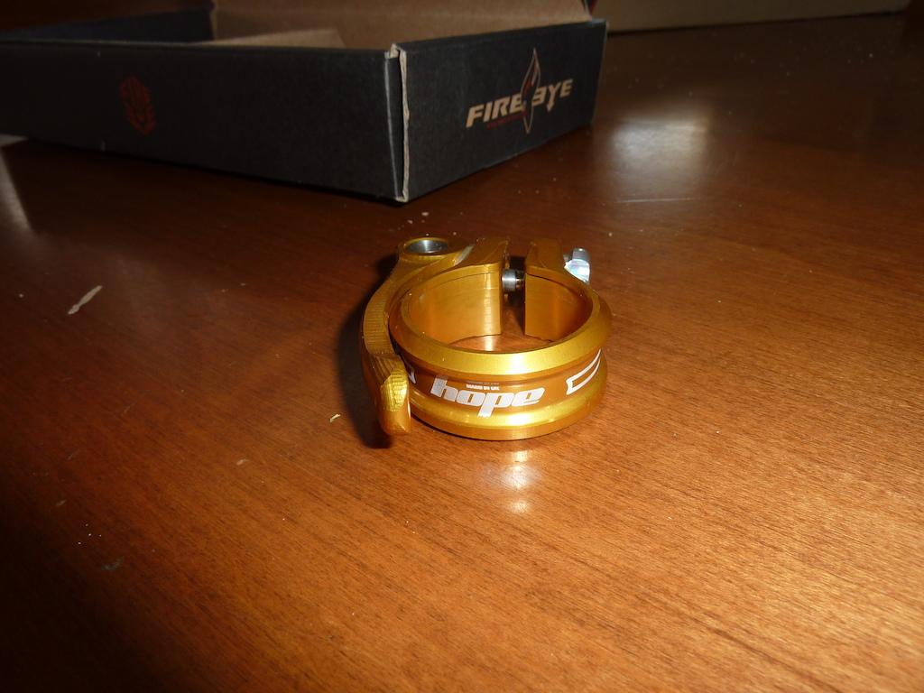 Hope seatclamp Gold to
add some blingbling