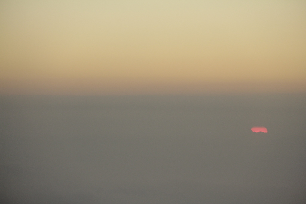 Peaking sun