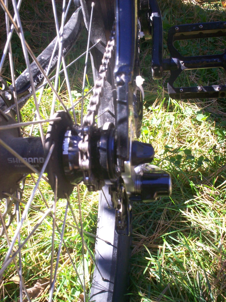 Just my Kona 2009 Shred after a year, New RaceFace Bars, One Gear kit , new light weight rims and Maxxis Holy Rollers , yea buddy , street bike/ dirt jump