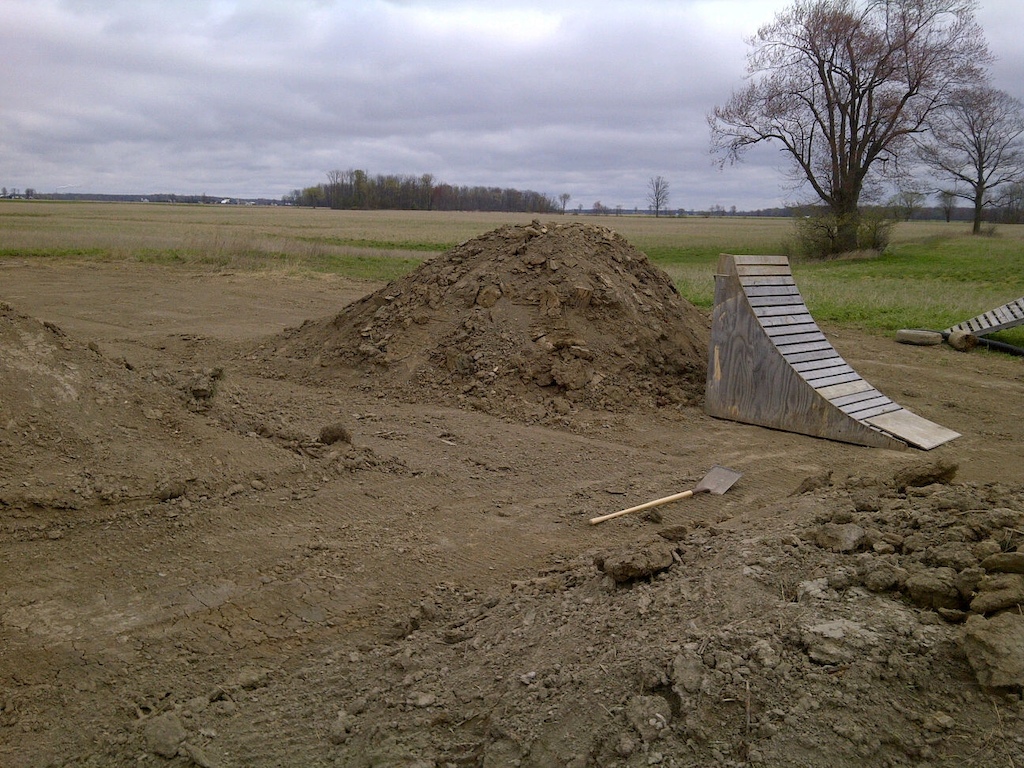 Work in progress, re built with a bobcat, still need to do the finish work