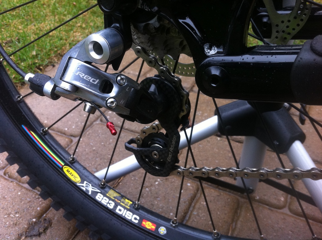 Sram Red derailleur soon with KCNC pulley  11 13 combo