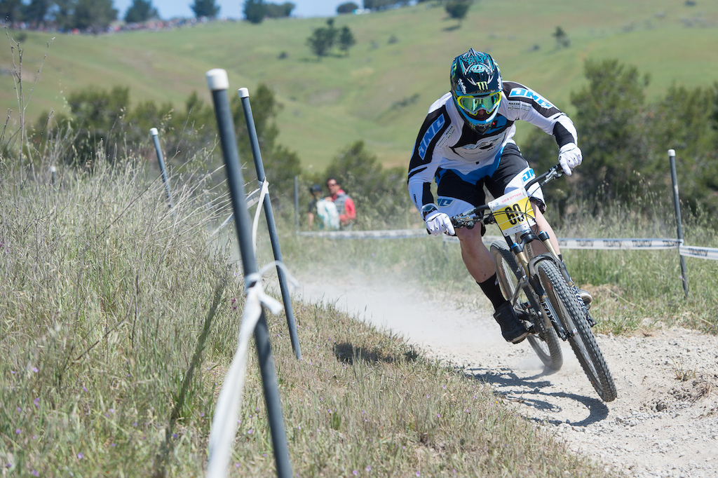 Jared Graves on his way to winning the 2012 Sea Otter Classic DH