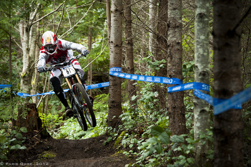 Northwest s wet loam is a big change from the dry and dusty Sea Otter track. Minnaar is pinned this weekend.