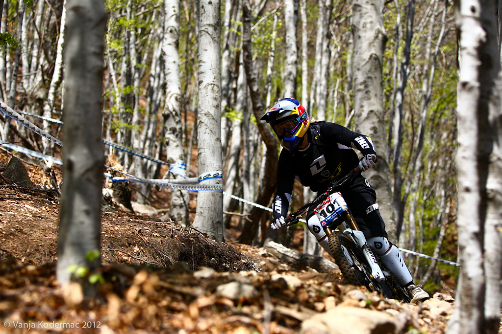 ...during iXS Euro Downhill Cup 2012 #1